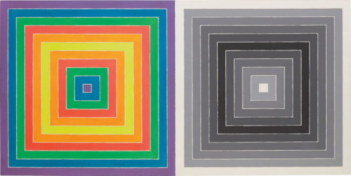 Cuadrados, círculos y semicírculos en la obra de Frank Stella